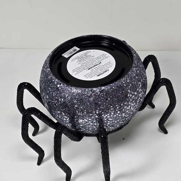Bath & Body Works Glittery Spider 3 Wick Candle Holder Nwt - Picture 6 of 7